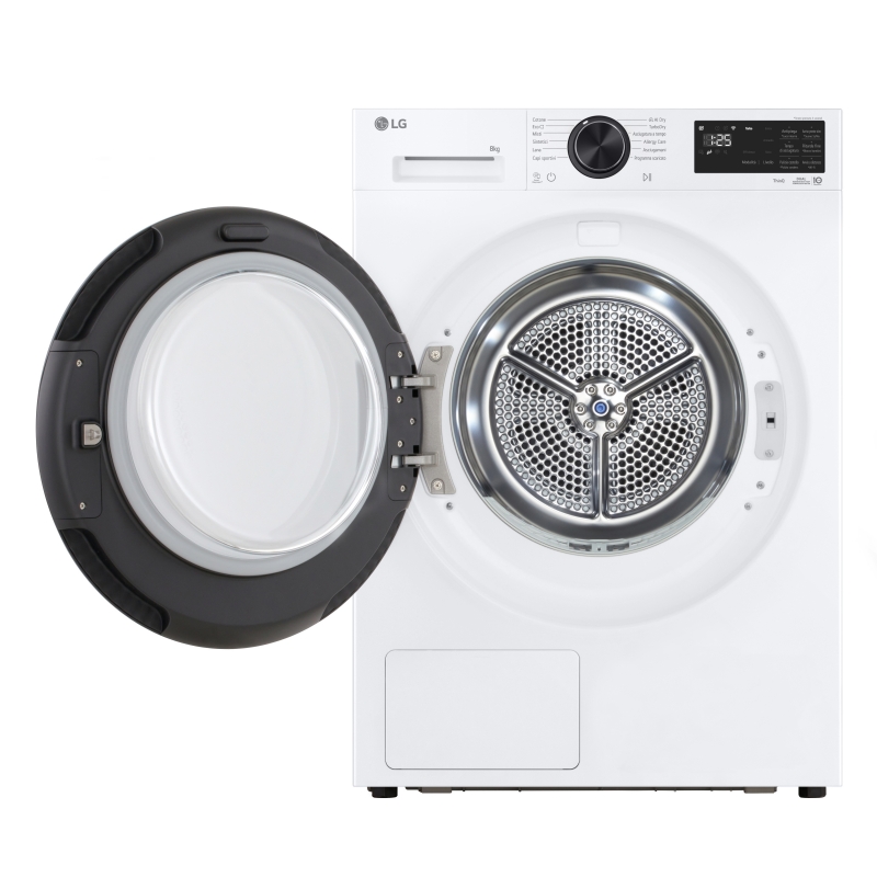 LG RNX5008TLB sèche-linge Pose libre Charge avant 8 kg Blanc