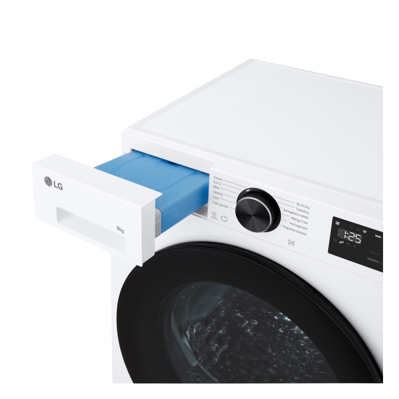 LG RNX5008TLB tumble dryer Freestanding Front-load 8 kg White