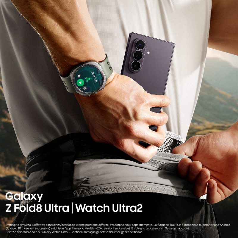 Samsung Galaxy Z Fold8 Ultra, 256GB, Graphite, Processore Potente, Batteria 5000 mAh, Multischermo, RAM 12GB, Camera 200 MP,
