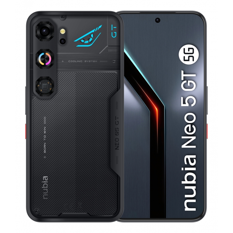 ZTE Nubia NBNEO5GTGBLK Smartphone 17,3 cm (6.8") Hybride Dual-SIM Android 16.0 5G USB Typ-C 12 GB 256 GB 6210 mAh Schwarz