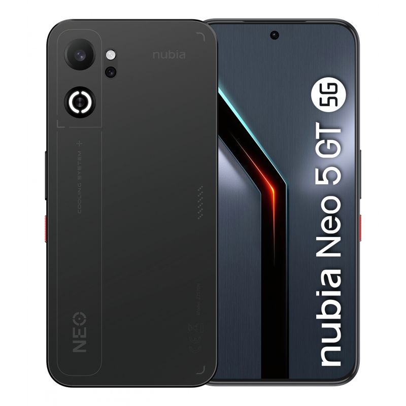 ZTE Nubia Neo 5GT 17,3 cm (6.8") Hybride Dual-SIM Android 16.0 5G USB Typ-C 12 GB 256 GB 6210 mAh Schwarz