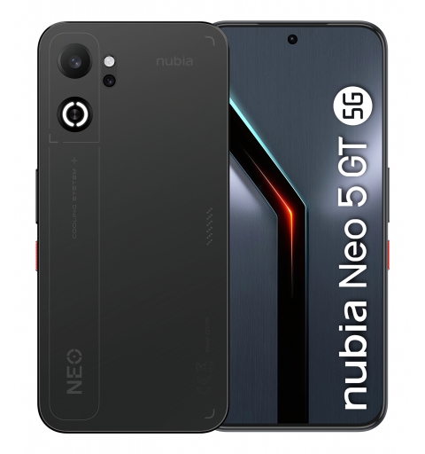 ZTE Nubia Neo 5GT 17,3 cm (6.8") Hybride Dual-SIM Android 16.0 5G USB Typ-C 12 GB 256 GB 6210 mAh Schwarz