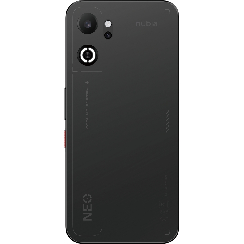 ZTE Nubia Neo 5GT 17,3 cm (6.8") Hybride Dual-SIM Android 16.0 5G USB Typ-C 12 GB 256 GB 6210 mAh Schwarz