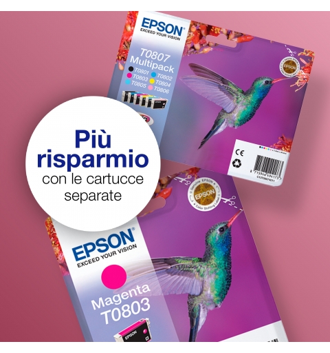 Epson Hummingbird Cartucho T0801 negro