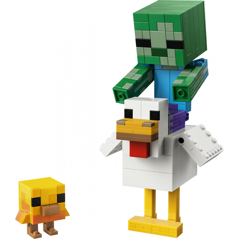LEGO Minecraft Poule chevauchée