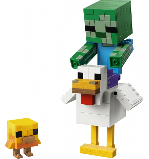 LEGO Minecraft Poule chevauchée