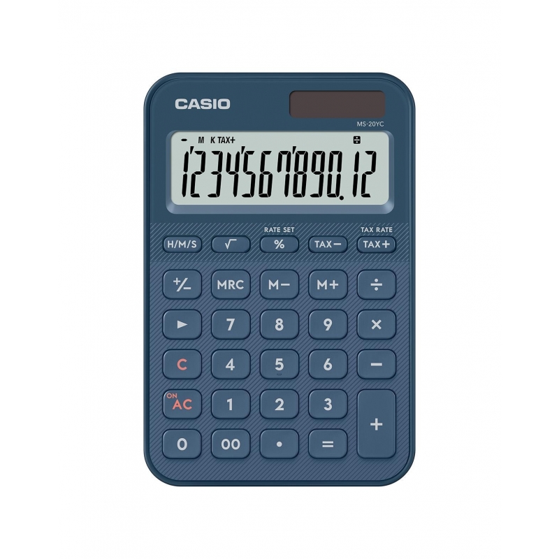 Casio MS-20YC calculatrice Bureau Calculatrice basique Marine