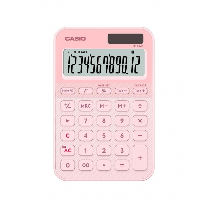 Casio MS-20YC calculator Desktop Basic Light pink
