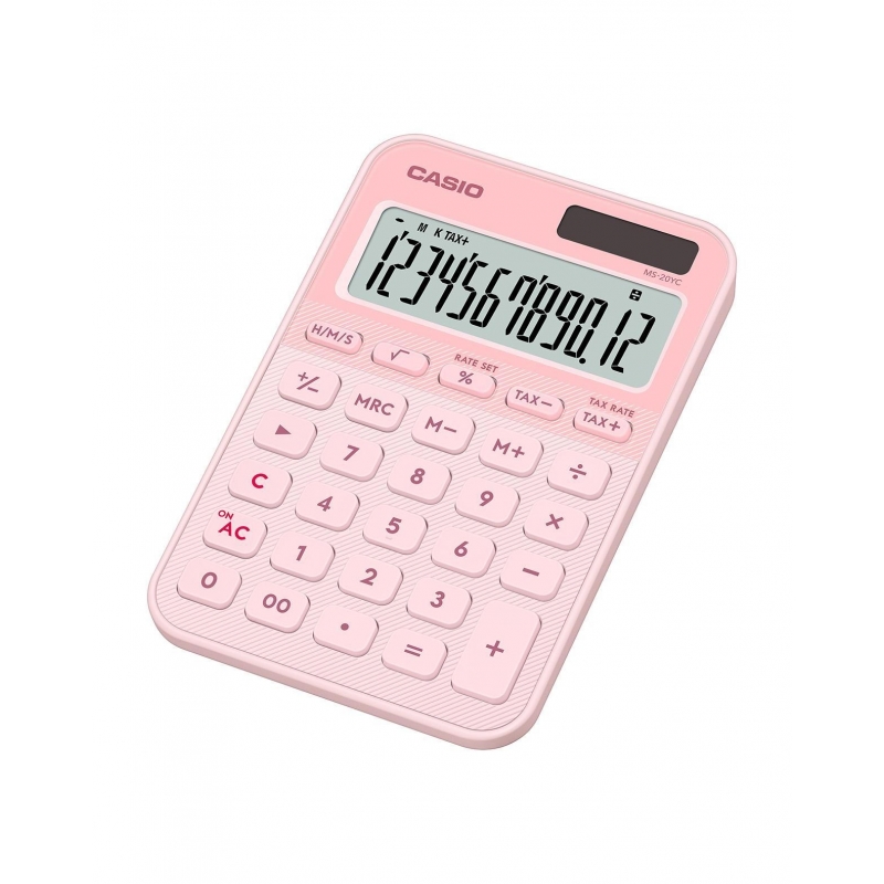Casio MS-20YC calculadora Escritorio Calculadora básica Rosa claro
