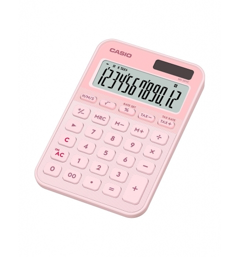 Casio MS-20YC Taschenrechner Desktop Einfacher Taschenrechner Hellrosa