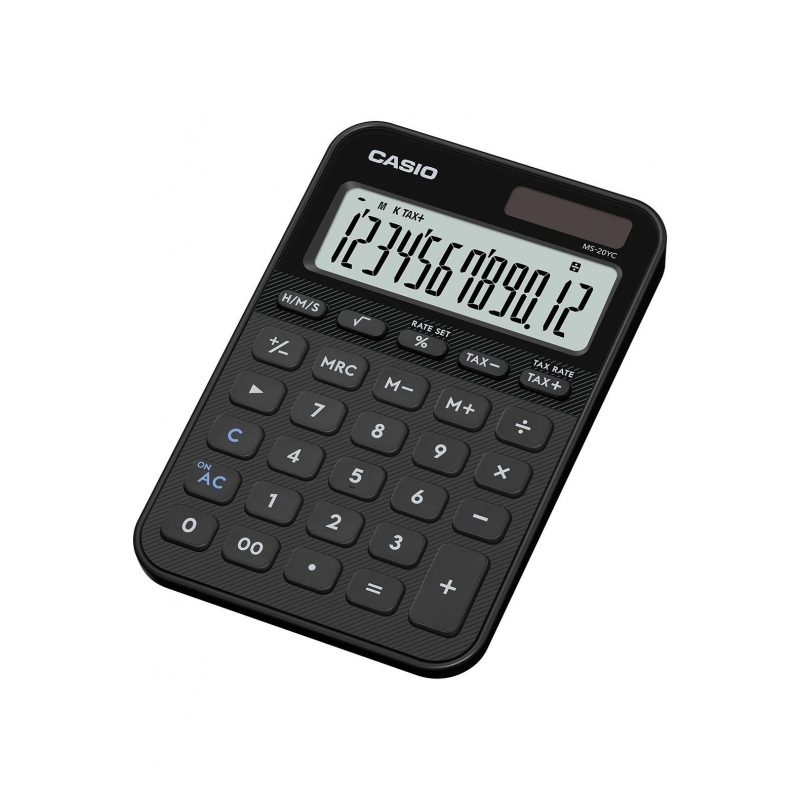 Casio MS-20YC calculatrice Bureau Calculatrice basique Noir