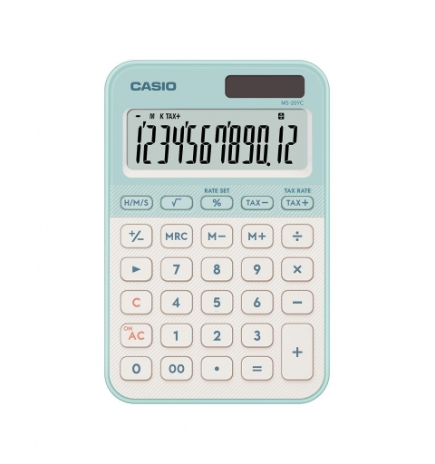 Casio MS-20YC Taschenrechner Desktop Einfacher Taschenrechner Hellgrün