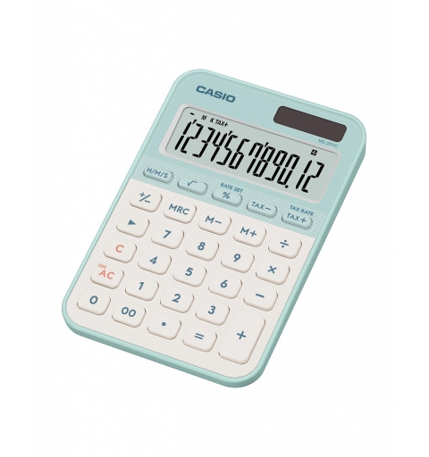 Casio MS-20YC calculator Desktop Basic Light Green