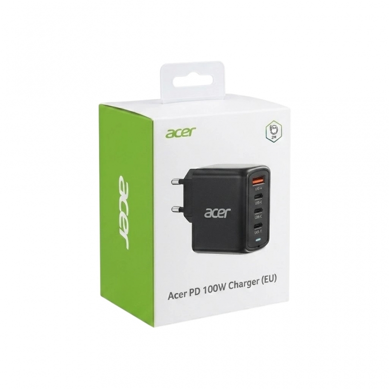 Acer ZL.ADTCC.00L Caricabatterie per dispositivi mobili Universale Nero AC Ricarica rapida Interno