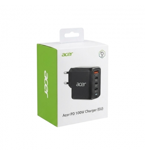Acer ZL.ADTCC.00L Caricabatterie per dispositivi mobili Universale Nero AC Ricarica rapida Interno