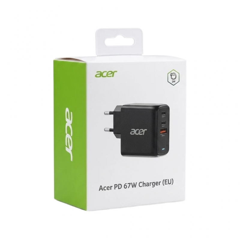 Acer ZL.ADTCC.00J Caricabatterie per dispositivi mobili Universale Nero AC Ricarica rapida Interno