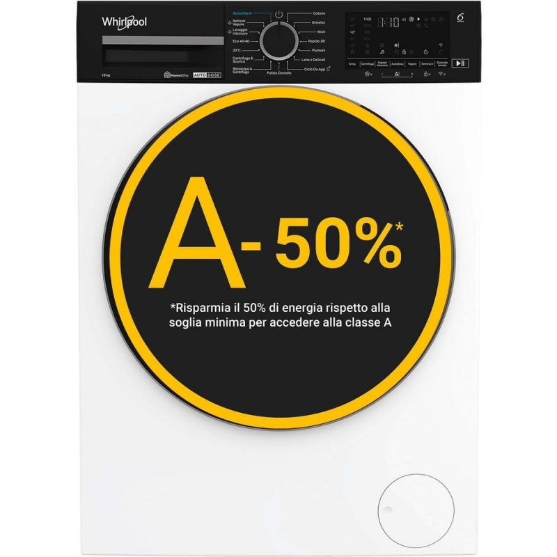 Whirlpool WPM 011W ADS IT Waschmaschine Frontlader 10 kg 1400 RPM Weiß