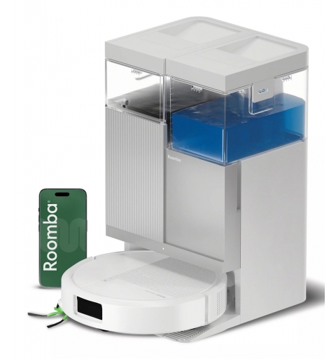 iRobot Roomba Plus 415 Combo Roboter + AutoWash Dock Blanc