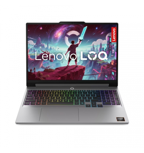 Lenovo LOQ | Notebook Gaming | Display 15.3'' WUXGA (1920x1200) | Processore AMD Ryzen 7 250 | Memoria RAM 16GB | Memoria SSD