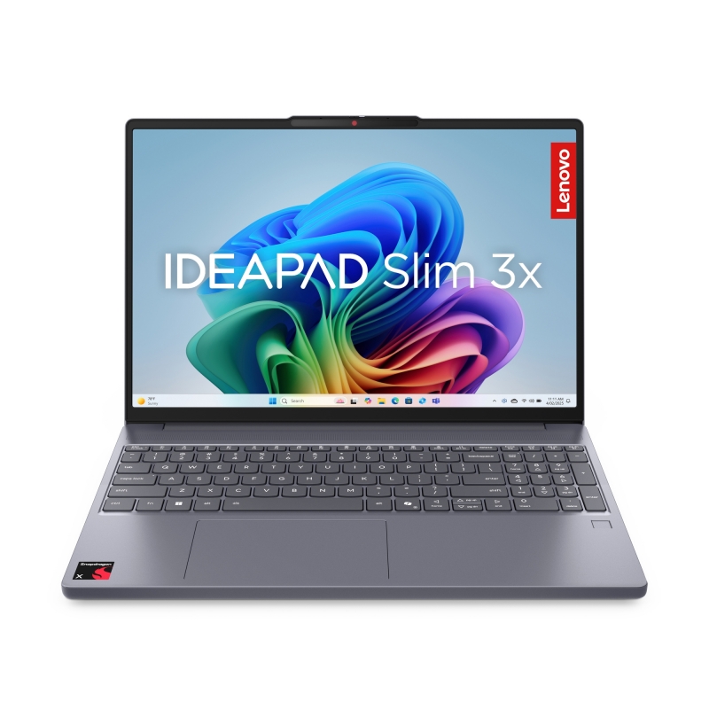 Lenovo IdeaPad Slim 3 15Q8X10 Copilot+ PC Snapdragon X1-26-100 Ordinateur portable 38,9 cm (15.3") WUXGA 16 Go LPDDR5x-SDRAM