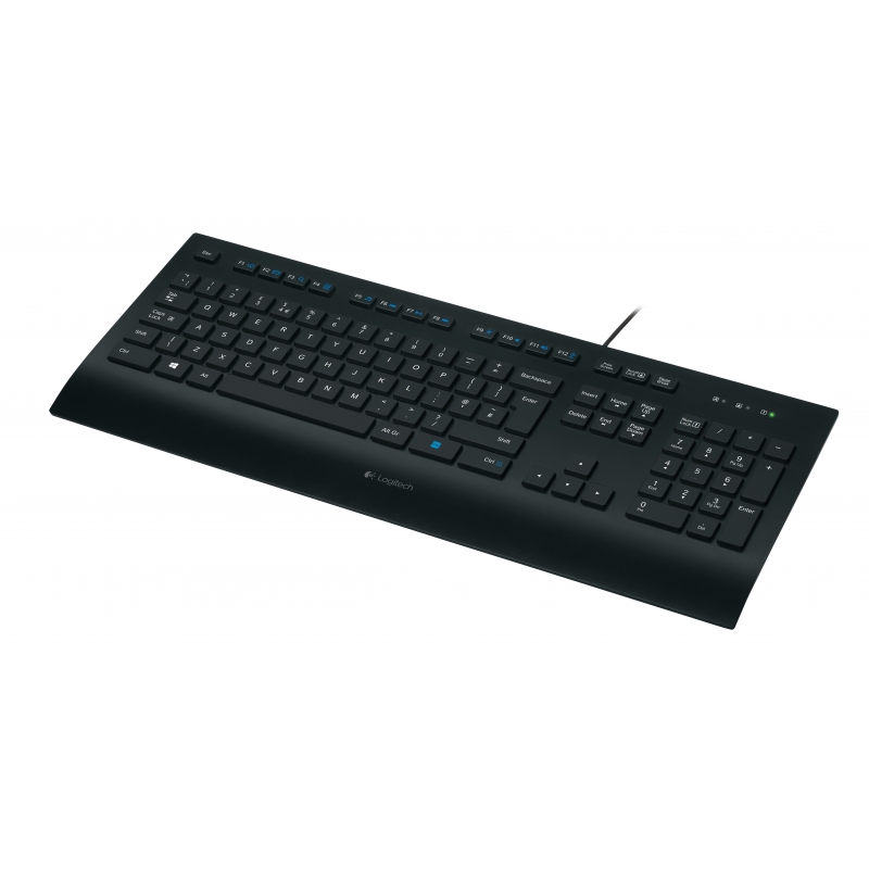 Logitech K280e for Business tastiera Ufficio USB QWERTZ Tedesco Nero