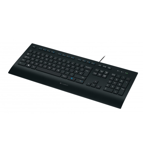 Logitech K280e for Business tastiera Ufficio USB QWERTZ Tedesco Nero
