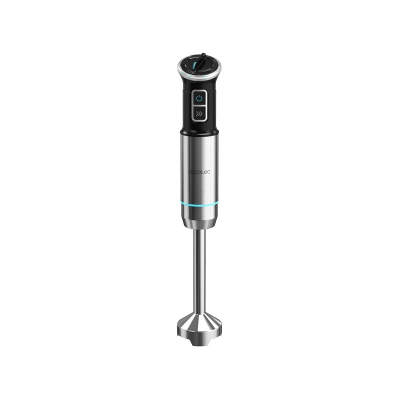 Cecotec Power Neutron 1100MAX Cream&Crush Mélangeur par immersion 1100 W Noir, Acier inoxydable