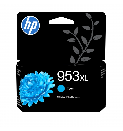 HP 953XL Cyan Original Tintenpatrone mit hoher Reichweite