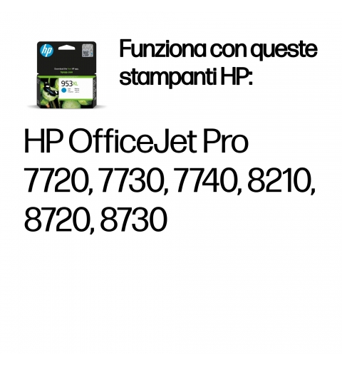 HP 953XL High Yield Cyan Original Ink Cartridge