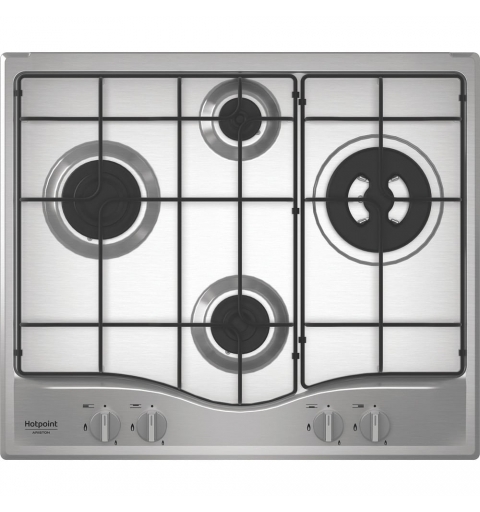 Hotpoint PCN R643N T IX HA Acero inoxidable Integrado 59 cm Encimera de gas 4 zona(s)
