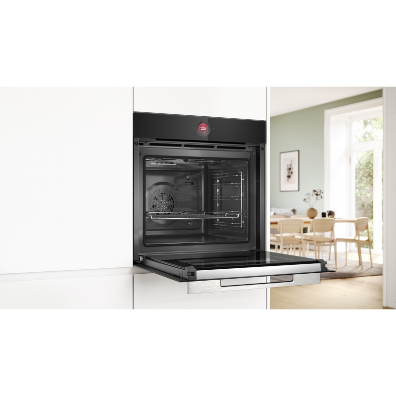 Bosch Serie 8 HBG7721B1 Forno multifunzione Pirolitico Air Fry Nero Classe A+