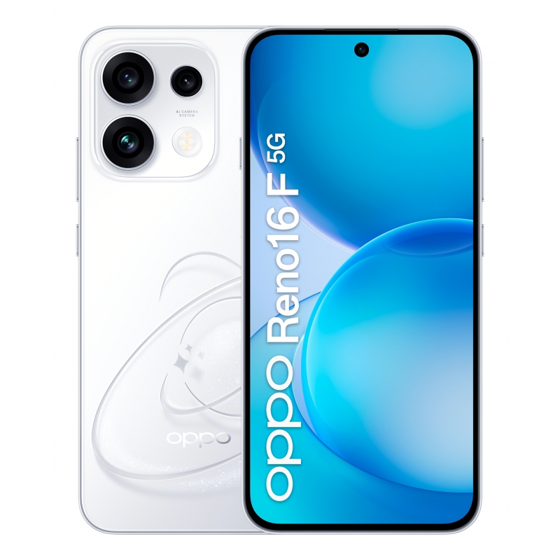 OPPO Reno16 F 5G 16.7 cm (6.57") Dual SIM Android 16.0 USB Type-C 8 GB 256 GB 6500 mAh White