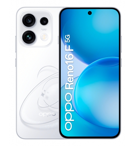 OPPO Reno16 F 5G 16,7 cm (6.57") Dual-SIM Android 16.0 USB Typ-C 8 GB 256 GB 6500 mAh Weiß
