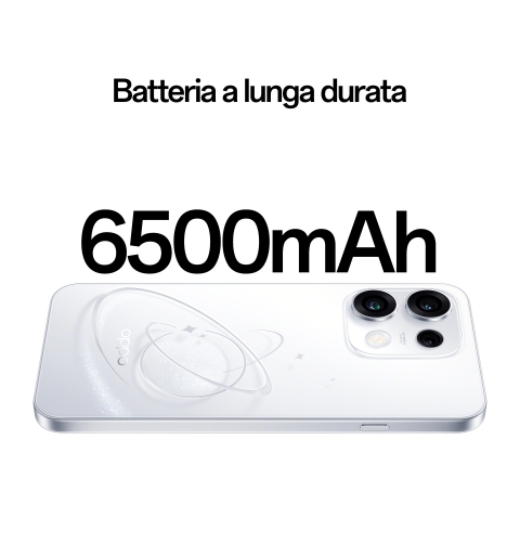 OPPO Reno16 F 5G AI Smartphone, Tripla fotocamera 50+8+50MP, Selfie 50MP, Display 6.57” 120HZ AMOLED FHD+, 6500mAh, RAM