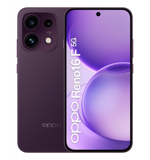 OPPO Reno16 F 5G 16,7 cm (6.57") SIM doble Android 16.0 USB Tipo C 8 GB 256 GB 6500 mAh Negro