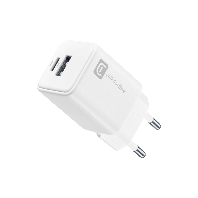 Cellularline Multipower Dual Port 30W - Smartphone, tablet e laptop