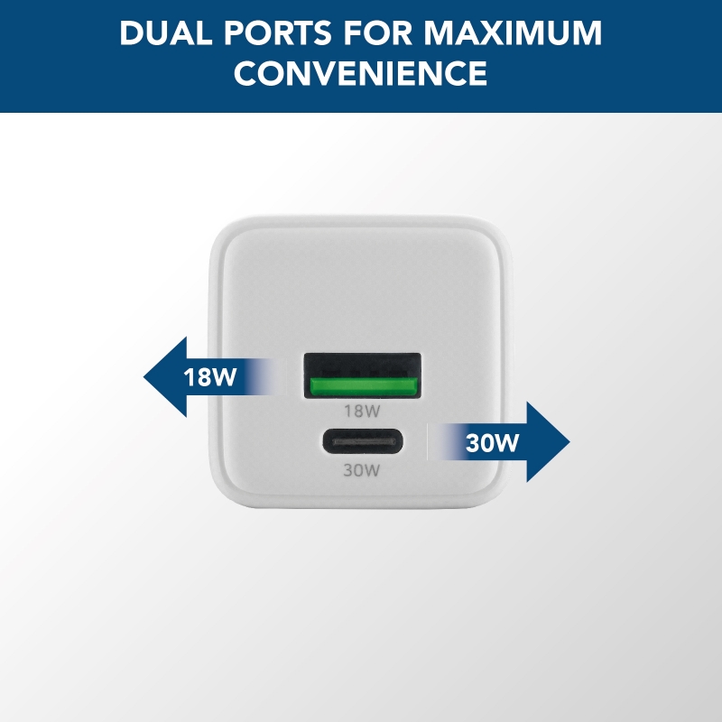 Cellularline Multipower Dual Port 30W - Smartphone, tablet e laptop