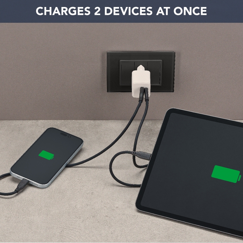 Cellularline Multipower Dual Port 30W - Smartphone, tablet e laptop