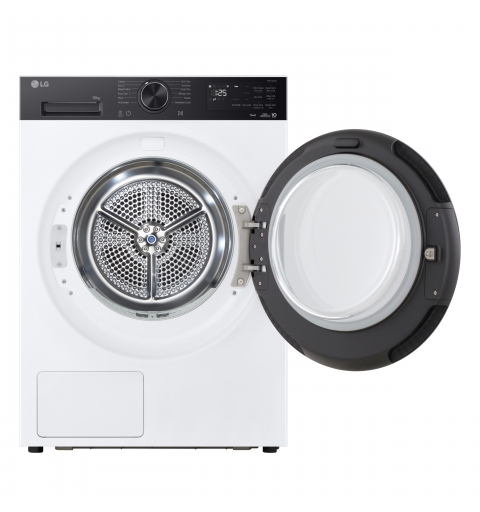 LG RNX5009TKB secadora Independiente Carga frontal 9 kg Blanco, Negro