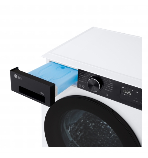 LG RNX5009TKB sèche-linge Pose libre Charge avant 9 kg Blanc, Noir