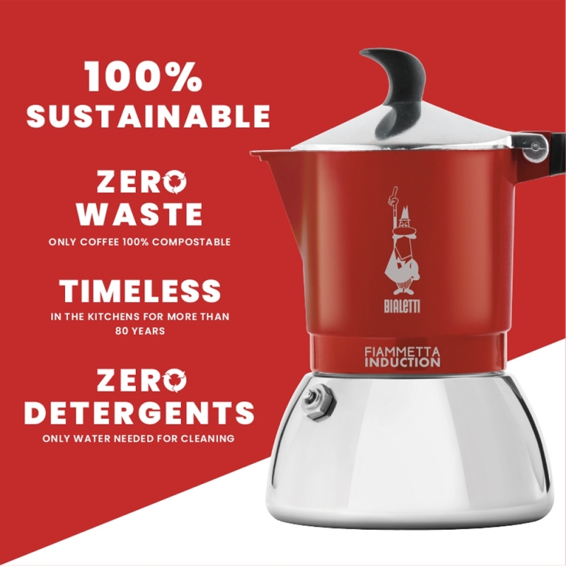 Bialetti FIAMMETTA IND. 4TZ ROSSA