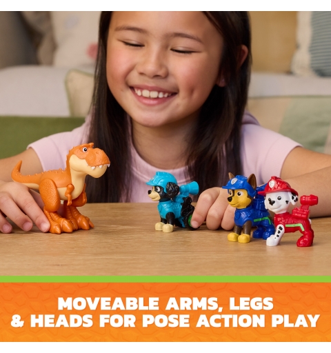 PAW Patrol - Pat Patrouille Le Film Mission Dino - Figurines - Jouet Enfant