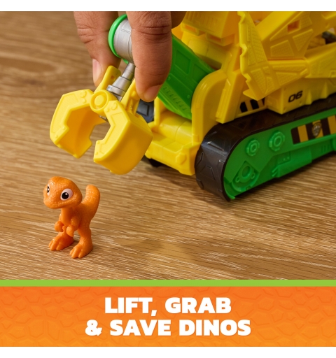 PAW Patrol - Pat Patrouille Le Film Mission Dino - Véhicule Figurine Ruben