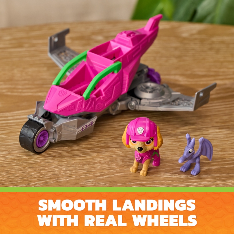 PAW Patrol - Pat Patrouille Le Film Mission Dino - Véhicule Figurine Stella
