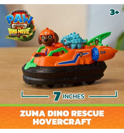 PAW Patrol - Pat Patrouille Le Film Mission Dino - Véhicule Figurine Zuma