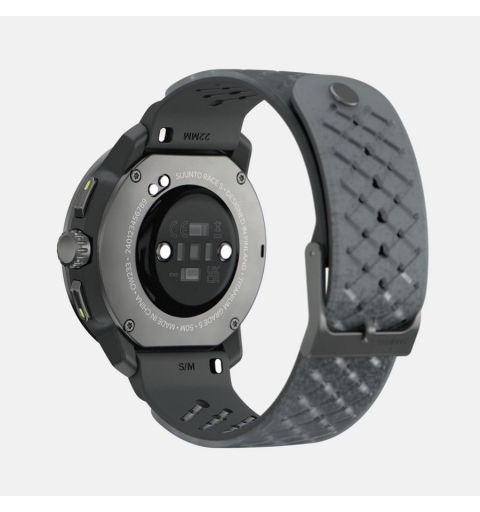 Suunto Race S 3,35 cm (1.32") AMOLED 45 mm Numérique 466 x 466 pixels Écran tactile Graphite GPS (satellite)
