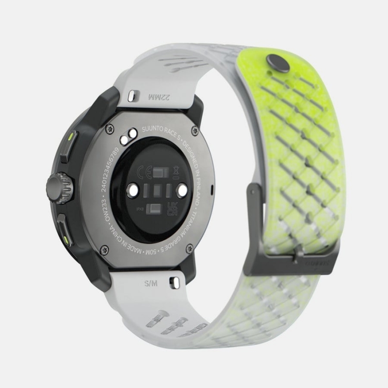 Suunto Race S 3,35 cm (1.32") AMOLED 45 mm Numérique 466 x 466 pixels Écran tactile Gris GPS (satellite)