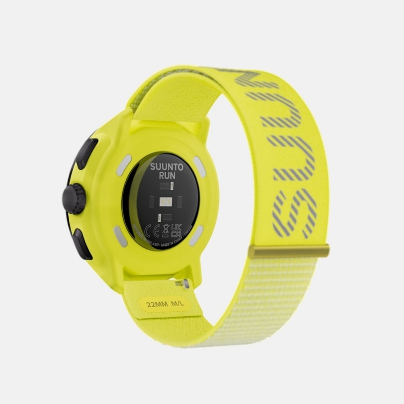 Suunto Run 3,35 cm (1.32") AMOLED 46 mm Digitale 466 x 466 Pixel Touch screen Nero, Giallo GPS (satellitare)