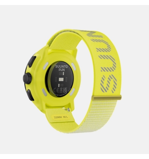 Suunto Run 3,35 cm (1.32") AMOLED 46 mm Digitale 466 x 466 Pixel Touch screen Nero, Giallo GPS (satellitare)