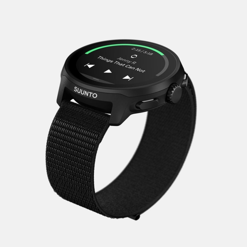 Suunto Run 3,35 cm (1.32") AMOLED 46 mm Numérique 466 x 466 pixels Écran tactile Noir GPS (satellite)